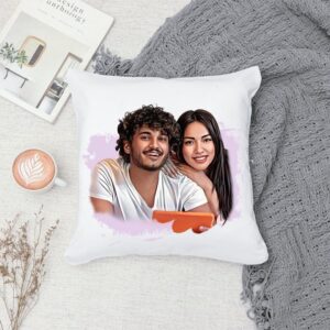 Personalized Satin cushion photo printed